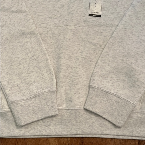 NWT Nike Sportswear Club Fleece Quarter Zip Sweatshirt Birch Heather - Picture 8 of 15